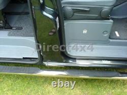 Chrome SUS304 Stainless Steel Side Bars + Step Pads Mercedes Vito/Viano 04-14