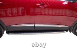 Chrome Side Door Streamer 4Pieces S. Steel FOR PEUGEOT 3008 II MK2 2016 ONWARDS