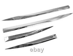 Chrome Side Door Streamer 4Pieces S. Steel FOR PEUGEOT 3008 II MK2 2016 ONWARDS