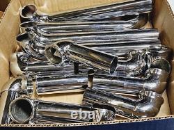 Chrome Sink Drain Pipe 15pc