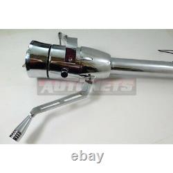 Chrome Stainless 28 Automatic Tilt Steering Column Shift No Ignition Key GM Rod