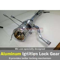 Chrome Stainless 30 Tilt Steering Column Shift No-Ignition Key GM Hot StreetRod