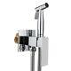 Chrome Stainless Steel Handheld Bidet Attachment Set For Feminine Mixer Valve