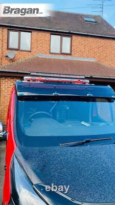 Chrome Stainless Steel Roof Bar A + LEDs To Fit Vauxhall Opel Vivaro 2014-2019