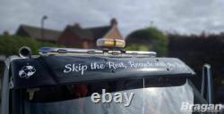 Chrome Stainless Steel Roof Bar A + LEDs To Fit Vauxhall Opel Vivaro 2014-2019