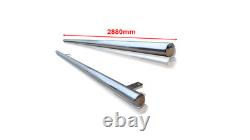 Chrome Stainless Steel Side Bars To Fit Ford Transit MK9 LWB 2021+ Van Accessory