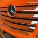 Chrome Trim Front Grill S. Steel For Mercedes Actros 1845 Mp4/mp5