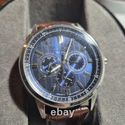 Citizen Mens Corso Stainless Steel Blue Day Date Dial BU2070-12L