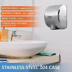 Commercial Hand Dryer Stainless Steel High Speed Excel-9 Chrome