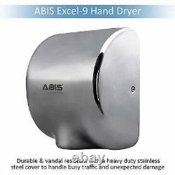 Commercial Hand Dryer Stainless Steel High Speed Excel-9 Chrome