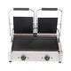 Commercial Panini Press Sandwich Toaster Waffle Maker Toastie Ribbed Iron Grill