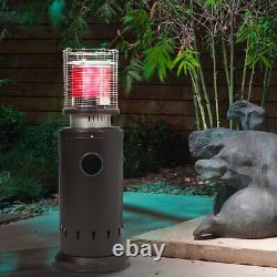 Commercial Patio Heater Outdoor Bullet Style Propane Gas Heater FreeStand Brown