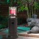 Commercial Patio Heater Outdoor Bullet Style Propane Gas Heater Freestand Brown
