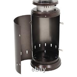 Commercial Patio Heater Outdoor Bullet Style Propane Gas Heater FreeStand Brown