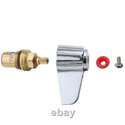 Commercial Pre-Rinse Tap Faucet Kitchen Spray Arm Single/Twin Pedestal Faucet