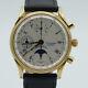 Comor Automatic Chrono Vollkalender Men's Watch 39mm Steel Plated Top Condition