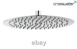 Crosswater Central FH300SR+ Fixed Rainfall Shower Head 300mm Stainless St Chrome