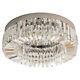 Crystal Ceiling Light Chandeliers Stainless Steel Pendant Silver