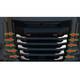 Daf Xg Grill Rim Decor Chrome Applique Stainless Steel 10pcs