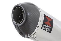 DRZ 400 S/SM Performance Exhaust System Oval Stainless + Carbon Silencer 200ST