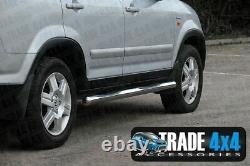 Dacia Logan MCV Side Bars Side Steps B2 Polished Stainless Steel Chrome Look
