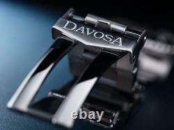 Davosa Automatic Ternos Professional TT Stainless Steel Black Face Wrist Watch
