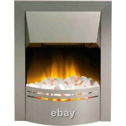 Dimplex Dakota Stainless Steel Inset Optiflame Electric Flame Effect Fire 2kW