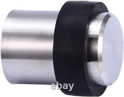 Door Stop Floor Mounted Door Stopper Satin Stainless Steel Rubber Stops