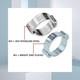 Double Ear Clamps O Clips Stainless Steel Bzp Fuel Air Water Mikalors Hose Pipe