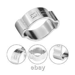 Double Ear Clamps O Clips Stainless Steel BZP Fuel Air Water Mikalors Hose Pipe