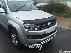 Double Spoiler Bar For Volkswagen Amarok 2010 2016 Stainless Nudge Chin Bumper