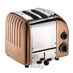 Dualit D2VMHA 27380 NewGen 2 Slice Toaster 1200W Copper Stainless Steel
