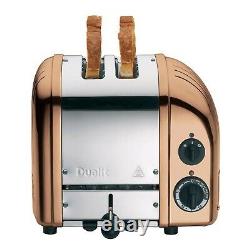 Dualit D2VMHA 27380 NewGen 2 Slice Toaster 1200W Copper Stainless Steel