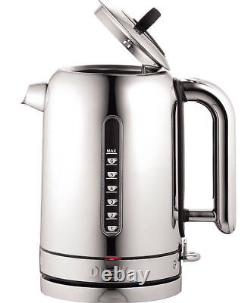 Dualit Polished Stainless Steel 4 Slot Vario Toaster & Classic 1.7L Jug Kettle P