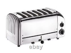 Dualit Toaster Commercial Catering Six Slot 6 Slice Stainless Steel Chrome GSP