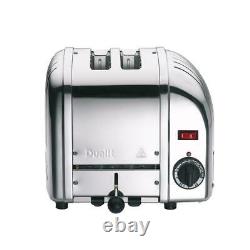 Dualit Vario Classic 2 Slice Toaster 28mm Wide Slots Stainless Steel Polished