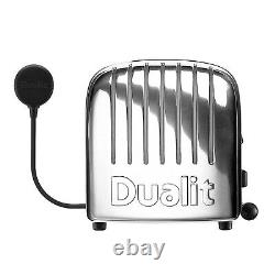 Dualit Vario Classic 4 Slice Toaster 28mm Wide Slots Stainless Steel Polished