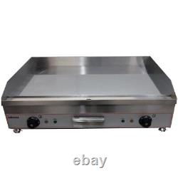 Electric Griddle 75cm Countertop Kitchen Chrome Hotplate Commercial Stainless