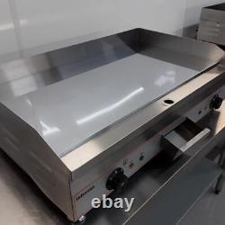 Electric Griddle 75cm Countertop Kitchen Chrome Hotplate Commercial Stainless