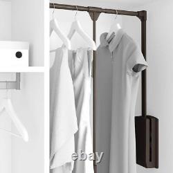 Emuca Pull down hanging rail for wardrobe, pull down wardrobe rail lift