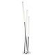 Endon 76731 Glacier Polished Stainless Steel 2w Led Multi-arm Indoor Floor Light