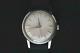 Enicar Mens Dress Watch Mechanical In White & Chrome Dial Black Leather Strap