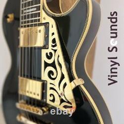 Epiphone, Gibson Les Paul Custom Scratch Plate Polished Brass Stainless Steel