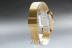 Exc+5 Vintage SEIKO MAJESTA 9533-5020 Gold Dial Quartz Men from japan