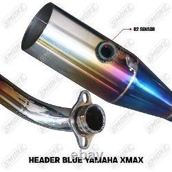 Exhaust Custom Fits For Yamaha Xmax 250 / Xmax 300 2016-2023 Full System