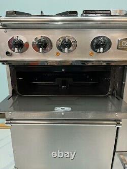 FALCON 110CM DUAL FUEL RANGE COOKER IN STAINLESS STEEL AND CHROME. Ref-ED7
