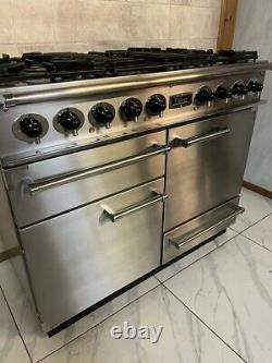 FALCON 110CM MULTIFUNCTION DUAL FUEL RANGE COOKER IN STAINLESS STEEL. Ref-A14