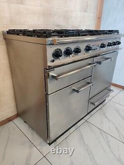 FALCON 110 RANGE COOKER IN STAINLESS STEEL AND CHROME. Ref-ED16