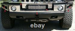 FITS HUMMER H2 2003-2009 STAINLESS CHROME FRONT BUMPER ACCENT With GRILLE TRIM