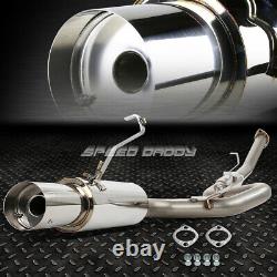 FOR 85-87 COROLLA GTS AE86 STAINLESS CATBACK EXHAUST SYSTEM With3.5MUFFLER TIP